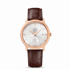 OMEGA MEN'S DE VILLE 39.5MM LEATHER BAND AUTOMATIC WATCH 424.53.40.21.02.001