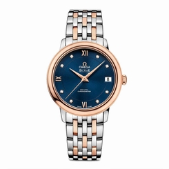 OMEGA WOMEN'S DE VILLE TWO TONE STEEL CASE AUTOMATIC WATCH 424.20.33.20.53.001