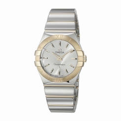 Fake AAA OMEGA WOMEN'S CONSTELLATION 27MM STEEL CASE QUARTZ WATCH 123.20.27.60.02.004 Watch