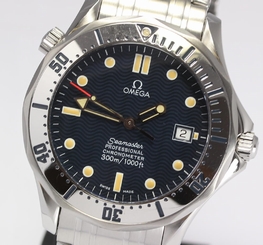 Pre-Owned OMEGA Seamaster 300 Automatic SS Navy Men's Wristwatch 2532.80, ML