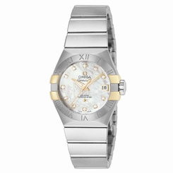 OMEGA Constellation Diamond Auto Ladies Watch 123.20.27.20.55.005 RRP ��4550 -NEW