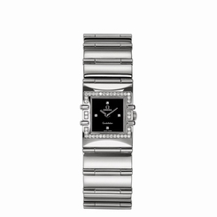 OMEGA WOMEN'S CONSTELLATION DIAMOND 24MM STEEL CASE QUARTZ WATCH 1528.46.00
