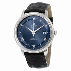 OMEGA MEN'S DE VILLE 39.5MM LEATHER BAND AUTOMATIC WATCH 424.13.40.20.03.002