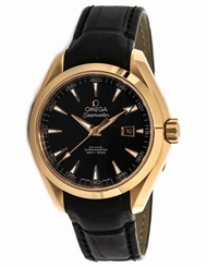 Omega Aqua Terra Automatic 18kt Rose Gold Strap Ladies Watch 231.53.34.20.01.002