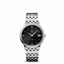 OMEGA MEN'S DE VILLE 36.8MM STEEL BRACELET AUTOMATIC WATCH 424.10.37.20.01.001 683498418429