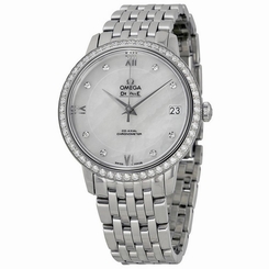 OMEGA WOMEN'S DE VILLE STEEL BRACELET AUTOMATIC WATCH 424.15.33.20.55.001