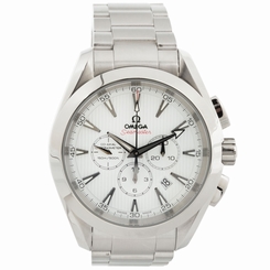 Omega Seamaster Aqua Terra Silver Steel Chrono Mens Watch 231.10.44.50.04.001