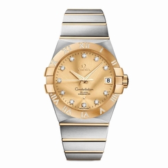OMEGA MEN'S CONSTELLATION DIAMOND 38MM AUTOMATIC WATCH 123.25.38.21.58.002