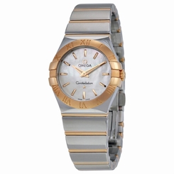 OMEGA WOMEN'S CONSTELLATION 27MM STEEL CASE QUARTZ WATCH 123.20.27.60.05.003