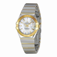 OMEGA WOMEN'S CONSTELLATION 27MM STEEL CASE QUARTZ WATCH 123.20.27.60.05.004
