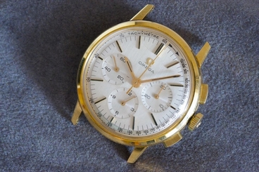 Omega Chronograph cal. 321 , 18k solid gold, year 1965, vintage, rare