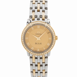 Omega De Ville Prestige Qtz Yellow Gold Steel Ladies Watch 413.25.27.60.08.001