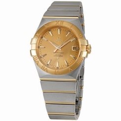 Omega Men's 123.20.35.20.08.001 Constellation Champagne Dial Watch