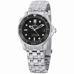 Omega 212.30.36.20.01.002 Seamaster Automatic Unisex Watch - Black Dial 640522181346