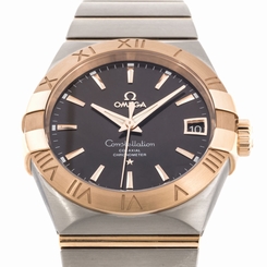 Omega Constellation Auto Brown Dial Date Steel Mens Watch 123.20.38.21.13.001 683498429517