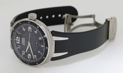 Oris 7589 Swiss Automatic Mechanical TT3 Date Titanium Crystal Wrist Watch