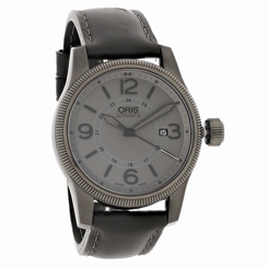 Oris Big Crown Date Pointer Mens Black Strap Swiss Automatic Watch 73376294263LS