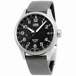 Oris ProPilot Black Dial Nylon Strap Men's Watch 74877104164TSGRY