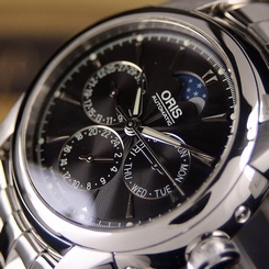 Authentic Oris Artelier Complications Ref.7546a Automatic Mens Wrist Watch