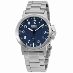 Oris Aviation Blue Dial Stainless Steel Men's Watch 73576414165MB