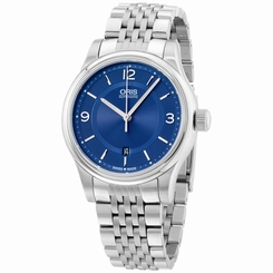 Oris Blue Dial Stainless Steel Men's Watch 73375944035MB