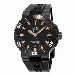 Oris Aquis Date 43mm Automatic Case Black Rubber Men's Watch 733.7653.4259.RS1