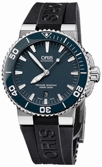 73376534155RS ORIS AQUIS DATE BRAND NEW & AUTHENTIC MENS DIVERS WATCH
