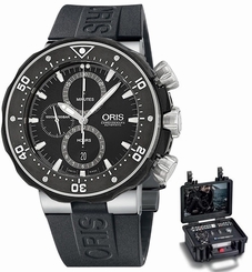 77476837154RS-MB BRAND NEW ORIS PRO DIVER CHRONOGRAPH MENS LUXURY WATCH KIT