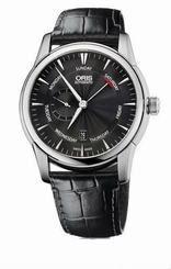 Oris Artelier Small Second, Pointer Day Black Dial Men's Swiss Automatic Watch