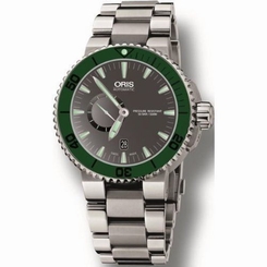 743-7673-4157MB Oris Aquis Small Second Date Watch 743 7673 4157 MB