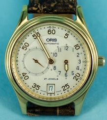 Rare Oris automatic regulateur watch - cal. Oris 649, 27 jewels movement