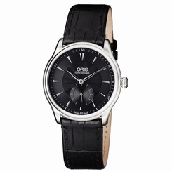 Oris Artelier Black Guilloche Dial Men's Watch 39675804054LS