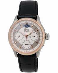 Oris Artelier Two-Tone Day/Date Automatic Ladies Watch - 01 581 7606 6351 FC