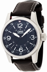 New ORIS Big Crown Timer SS / Leather Men's Automatic Watch 735 7660 4064F,MR