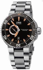 74376734159MB ORIS AQUIS SMALL SECOND DATE DIVERS BRAND NEW MENS WATCH