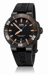 NEW 733 7653 4259 ORIS AQUIS DATE BLACK DIAL 73376534259 CERAMIC BEZEL black rb