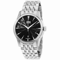 Oris Artelier Black Dial Stainless Steel Men's Watch 73376704054MB