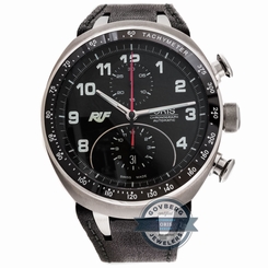Oris TT3 RUF CTR3 Chrono LE 673 7611 7084LS Auto Titanium Mens Strap Watch Date