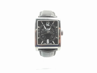 GENUINE ORIS RECTANGULAR DAY-DATE TITAN AUTOMATIC WATCH. MODEL 01 585 7622 7064