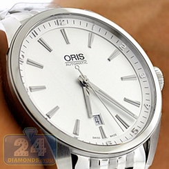 Oris 01 733 7642 4051-07 8 21 80 Artix Date Automatic Steel Bracelet Mens Watch