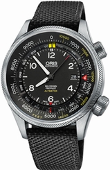 73377054134FS-BLACK ORIS BIG CROWN PROPILOT ALTIMETER WITH FEET SCALE WATCH