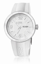 Oris 01 735 7651 4166-07 4 25 07 Mens Watch TT1 Day Date White Dial White Bezel 845960027830