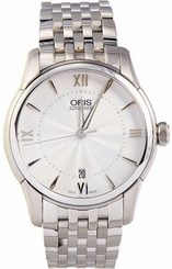 Oris BC3 Black Dial Stainless Steel Mens Watch 735-7641-4164MB 845960033527