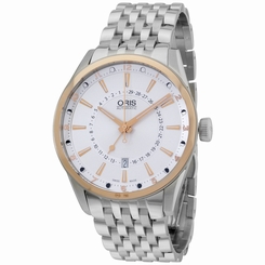 Oris Silver Tone Stainless Steel Men's Watch 76176916331MB