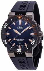 New ORIS Aquis Date SS(BP)/Rubber Black Dial Men's Auto Watch 733 7653 4259R,MR