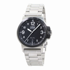 New Oris BC3 Advanced Day Date 735.7641.4364M SS AT Black Dial Men's Watch,AS