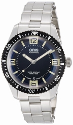 New ORIS Diver 65 All SS Black Dial Men's Automatic Wristwatch 733 7707 4064M,MR