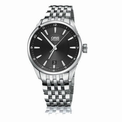 New ORIS Artic Scan Date SS Black Dial Men's Automatic Watch 733 7713 4034M, MR