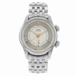 Oris Artelier Alarm 01 908 7607 4051-Set-MB Stainless Steel Automatic Men's Watc