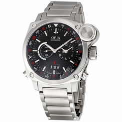 Oris Men's 690-7615-4154MB BC4 Flight Timer Black Dial Watch